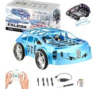 Remote Control Flying Car - Mini RC Dual-Mode Land & Air Vehicle with One-Key Takeoff/Landing, LED Intelligent Lighting, Drop-Proof & Crash-Resistant Design