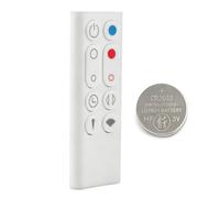 Remote Control for Dyson AM09 Hot+Cool Fan Heater 4 Button with Battery | 4-button infrared replacement remote for Dyson AM09 Hot+Cool Fan Heater, with stable signal and no programming required.