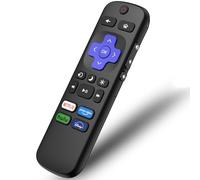 Remote Control for Roku TV Remote Control, Replacement for TCL/Hisense/Sharp/Philips/JVC/RCA/Magnavox/Sanyo/LG/Haier ROKU TVs with Netflix Disney+/Hulu/Prime Video Buttons