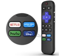 Remote Control for Roku TV Remote Control, Replacement for TCL/Hisense/Sharp/Philips/JVC/RCA/Magnavox/Sanyo/LG/Haier ROKU TVs with Netflix Disney+/Hulu/Prime Video Buttons