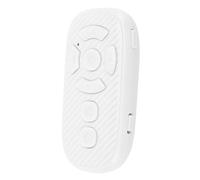 Remote Control for TikTok, Remote Control Page Turner, Bluetooth4.2 Page Turner for APP, Support APP, Video, Reading, Selfie (White)