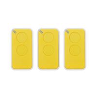 Remote Control Garage, 1-10pcs 433Mhz 433.92Mhz Rolling Code Garage Door Remote Control(Yellow-3pcs)