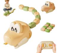 Remote Control Greedy Snake Magnetic Toy,Snake Game Toy Eating Itself (B)