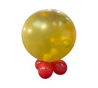Remote Control Ground Explosion balloon, Remote Sky balloon, Ball in ball tool Balloon Filling Kit Helium floating flying balloon wedding balloon opening ceremony arrangement party birthday (CS-6)