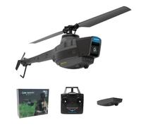 Remote Control Helicopter, 2.4G 4CH Aerial Vehicle Reconnaissance Military RC Aircraft Model with 1080P FPV camera & Wind-Resistant Single-Rotor, for Beginner Enthusiasts (RTF Version)