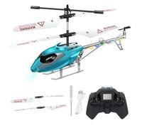 Remote Control Helicopter, 2.4G GHz RC Helicopter with Gyro & LED Light for Adult Kid Beginner with 3.5 Channel, Fixed Height, One-Key Take-Off, High&Low Speed,Indoor RC Helicopter Gifts for Boys