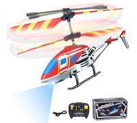 Remote Control Helicopter for Kids, 2.4GHz Rc Helicopter Toy for Ages 8 9 10 12 13 14+, 3.5 Channel, Gyro Stabilizer, Altitude Hold, RC Planes Ideal Festival Gifts Toy for Kids Adults,Red