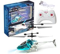 Remote Control Helicopter for Kids, RC Flying Toy, Altitude RC Helicopters, One Key Take Off/Landing, Easy to Fly Indoor/Outdoor RC Helicopter, Gifts Toys for Kids Beginners 8+ Accessory (Blue)