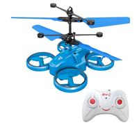 Remote Control Helicopter - LED Flying Toy, Realistic RC jit, Anti Crash Plane | High Speed Glider Simulation Build, duel Mode Aircraft Playset for Adults Children Boys Girls Outdoor Flight Fun