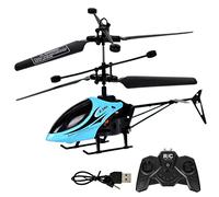 Remote Control Helicopter,Two Way Charge Altitude Hold RC Helicopters Aircraft Indoor Flying Toy for Children Toys Gifts(blue)