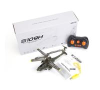 Remote Control Helicopter with Altitude Hold - 2.4G Dual-Prop Gyro Stabilized Military Aircraft for Adults - RTF Version