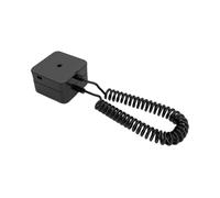 Remote Control Holder - Anti-Theft Retractable Cord, Magnetic Control Organization Holder, Security Cable Tie Mounts, Universal Wall Mounted Adhesive Stick Station for Places