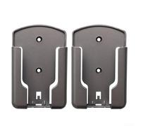 Remote Control Holder, Remote Control Hanger, Wall Mounted Organizer, Self-Adhesive No Drill, ABS Storage for TV AC Stereo, 2 Pack(gray)