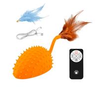 Remote Control Kitten Toy | Rechargeable Companion with Sound,Indoor Cat Remote Control Figurine | for Medium Large Breeds Living Room Balcony Yard Backyard