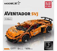 Remote Control Lamborghini Aventador SVJ Model Super Car Mould King 1488pc
