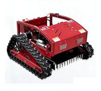 Remote Control Lawn Mower, 224cc 4-Stroke Gas Powered, 21.6" Cutting Width, 60° Slope Capability, LED Night Mowing, Ideal for Large Yards & Rough Terrain