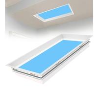 Remote Control LED Blue Sky Ceiling Light, 72W Indoor Artificial Skylight, with Natural Light Effect, Adjustable Color Temperature, Simulate Daylight Rhythms,for Living Room, Loft, Bedroom