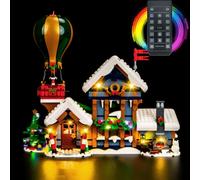 Remote Control Led Light Set Compatible with 10339 Lego Santa's Post Office (No Model), Led Light Set for 10339 Santa's Post Office Creative Toys