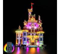 Remote Control Led Light Set Compatible with Lego 43263 Beauty and the Beast Castle (No Model), Led Light Set for Beauty and the Beast Castle 43263 Creative Toys