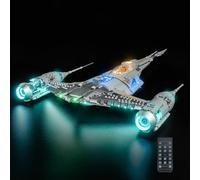 Remote Control Led Light Set Compatible with Lego 75442 The Mandalorian's N-1 Starfighter (No Model), Decoration Lighting Set Compatible with Lego The Mandalorian's N-1 Starfighter Building Blocks
