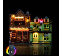 Remote Control Led Light Set Compatible with Lego 76452 Quality Quidditch Supplies & Ice Cream Parlour (No Model), Decoration Lighting Set Compatible with Lego 76452 Creative Toys