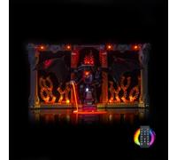 Remote Control Led Light Set Compatible with Lego Balrog Book Nook 10367 (No Model), Decoration Lighting Set Compatible with Lego Balrog Book Nook Building Blocks Model
