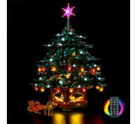 Remote Control Led Light Set Compatible with Lego Family Christmas Tree Decoration 41843 (No Model), Decoration Lighting Set Compatible with Lego Family Christmas Tree Decoration Creative Toys