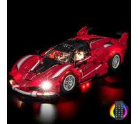 Remote Control Led Light Set Compatible with Lego Ferrari FXX K 42212 (No Model), Decoration Lighting Set Compatible with Lego Ferrari FXX K Creative Toys