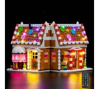 Remote Control Led Light Set Compatible with Lego Festive Gingerbread House 40809 (No Model), Decoration Lighting Set Compatible with Lego Festive Gingerbread House Creative Toys