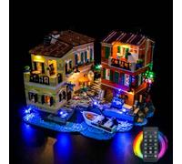 Remote Control Led Light Set Compatible with Lego Italian Riviera 21359 (No Model), Decoration Lighting Set Compatible with Lego 21359 Italian Riviera Creative Toys