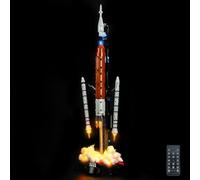 Remote Control Led Light Set Compatible with Lego NASA Artemis Space Launch System Rocket 42221 (No Model), Decoration Lighting Set Compatible with Lego Space Launch System Rocket Creative Toys