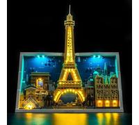 Remote Control Led Light Set Compatible with Lego Paris - City of Love 21064 (No Model), Decoration Lighting Set Compatible with Lego Paris City of Love Creative Toys