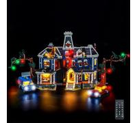Remote Control Led Light Set Compatible with Lego Stranger Things: The Creel House 11370 (No Model), Decoration Lighting Set Compatible with Lego Stranger Things The Creel House Creative Toys