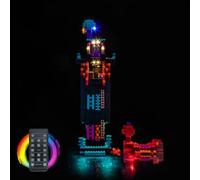 Remote Control Led Light Set Compatible with Lego The Enderman Tower 21279 (No Model), Decoration Lighting Set Compatible with Lego 21279 The Enderman Tower Creative Toys