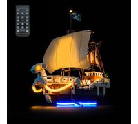 Remote Control Led Light Set Compatible with Lego The Going Merry Pirate Ship 75639 (No Model), Decoration Lighting Set Compatible with Lego 75639 The Going Merry Pirate Ship Creative Toys