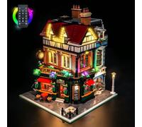 Remote Control Led Light Set Compatible with Lego Tudor Corner 10350 (No Model), Led Light Set for Tudor Corner Creative Toys