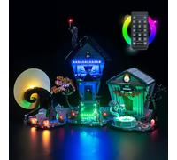 Remote Control Light Kit Compatible with Lego 21351 Tim Burton's The Nightmare Before Christmas (No Model), Led Light Set for Tim Burton's The Nightmare Creative Toys