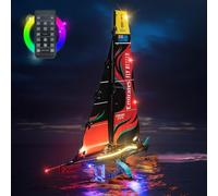 Remote Control Light Kit Compatible with Lego 42174 Emirates Team New Zealand AC75 Yacht (No Model), Led Light Set for Emirates Team New Zealand AC75 Yacht Creative Toys