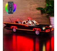 Remote Control Light Kit Compatible with Lego B'atman: The Classic TV Series Batmobile 76328 (No Model), Led Light Set for 76328 B'atman The Classic TV Series Batmobile