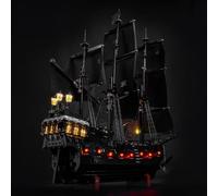 Remote Control Light Kit Compatible with Lego Captain Jack Sparrow's Pirate Ship 10365 (No Model), Decoration Lighting Set Compatible with Lego Captain Jack Sparrow's Pirate Ship Creative Toys