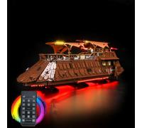 Remote Control Light Kit Compatible with Lego Jabba's Sail Barge 75397 (No Model), Led Light Set for Jabba's Sail Barge Creative Toy
