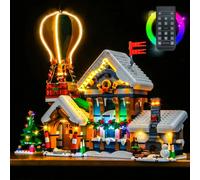 Remote Control Light Kit Compatible with Lego Santa's Post Office 10339 (No Model), Led Light Set for 10339 Santa's Post Office Creative Toys