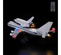 Remote Control Light Kit Compatible with Lego Shuttle Carrier Aircraft | 10360 (No Model) Decoration Lighting Set, Easy Install, Stable Lights, Enhanced Display, Ideal Festival Gifts
