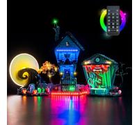 Remote Control Light Kit Compatible with Lego Tim Burton's The Nightmare Before Christmas 21351 (No Model), Led Light Set for Tim Burton's The Nightmare Creative Toys