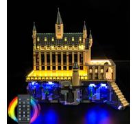 Remote Control Light Kit for Harry Potter Hogwarts Castle: The Great Hall 76435 (No Lego), LED Light Set for Hogwarts Castle Creative Toys