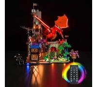 Remote Control Light Kit for Lego 21348 Dungeons & Dragons: Red Dragon's Tale (No Model), Led Light Set for Lego Dungeons & Dragons: Red Dragon's Tale Creative Toys