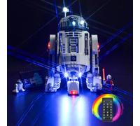 Remote Control Light Kit for Lego 75379 R2-D2 (No Lego), Led Light Set for Lego R2-D2 Creative Toys