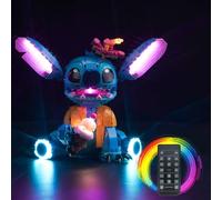 Remote Control Light Kit for Lego Disney Stitch (No Lego), Led Light Set for Lego 43249 Stitch Creative Toys