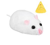 Remote Control Mice Cat Toy, Interactive Kitten Exercise Game, Cat Entertainment Device, Realistic Movements, Battery-Powered, Gray, White, For Your Feline Frineds