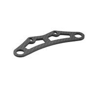 Remote Control Model Carbon Fiber Bumper Fixed TA08 Toy Collection Kit Remote Control Car Upgrade Bumper Fixing Plate